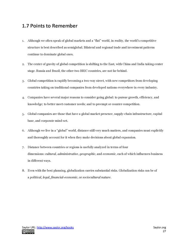 Fundamentals of Global Strategy - Page 27